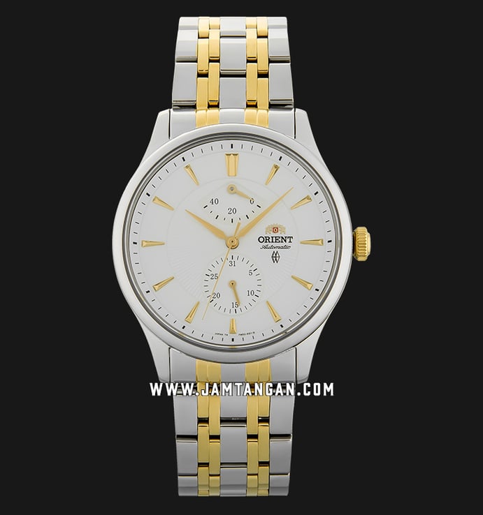 Orient Classic SFM02001W Automatic Man White Dial Dual Tone Stainless Steel
