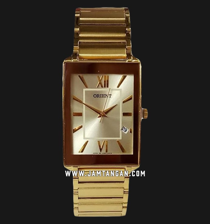 Orient Classic SUNEF006C Men Gold Dial Gold Stainless Steel Strap