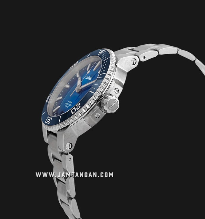 Oris Aquis 01-400-7769-4135-07-8-22-09PEB Date Automatic Blue Dial Stainless Steel Strap