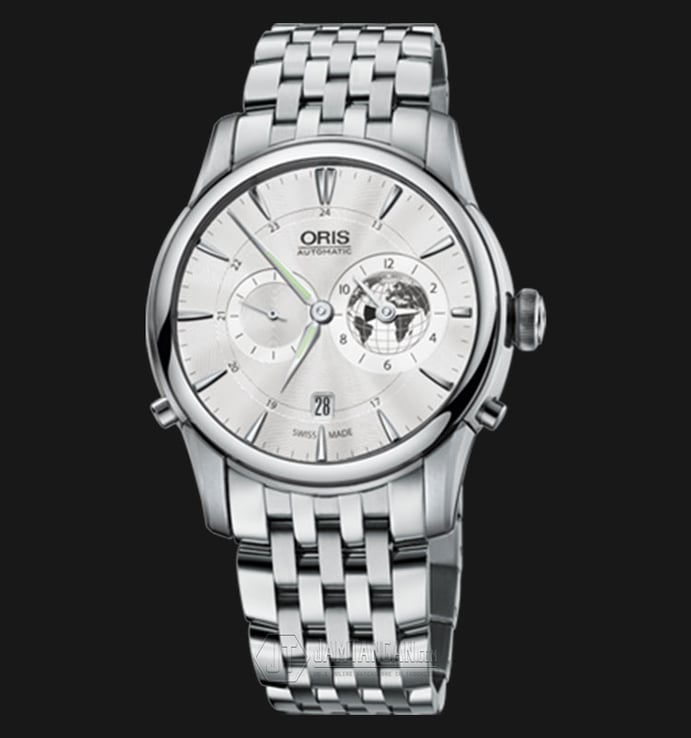 Oris Greenwich Mean Time Limited Edition 01 690 7690 4081-SET MB Stainless Steel Strap