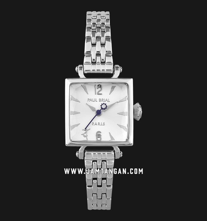 Paul Brial PB8007WS Toulouse Silver Dial Stainless Steel Strap