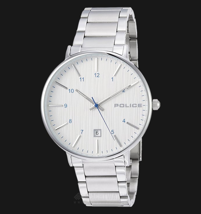 Police Polaris PL.15303JS/01M Men White Dial Stainless Steel Watch