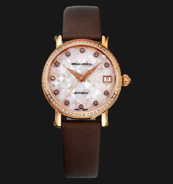 Seagull 719.387BR - Automatic Mechanical 26 Jewels Leather Strap