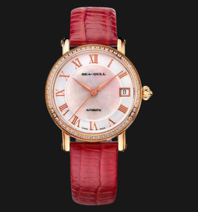 Seagull 719.387RD - Automatic Mechanical 26 Jewels Leather Strap