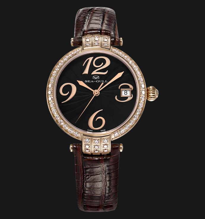 Seagull 719.753LBR - Automatic Mechanical Brown Leather