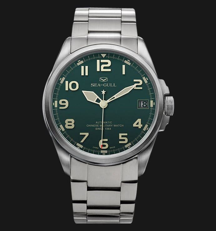 Seagull 813.581G - Automatic Mechanical Green Special Military Edition