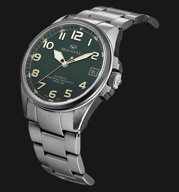 Seagull 813.581G - Automatic Mechanical Green Special Military Edition