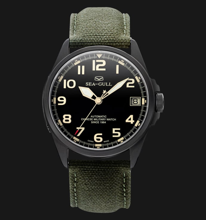 Seagull 813.581HH - Automatic Mechanical Black Special Military Edition