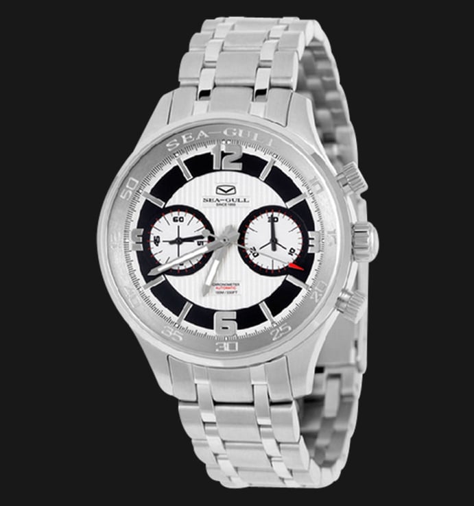 Seagull 816.345 - Manual Mechanical Chronograph Stainless Steel