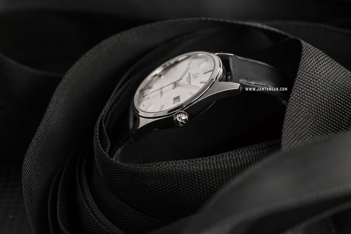 Seagull DONGFENG-FKDF Dongfeng Re-issue Seagull Automatic Mechanical White Dial Black Leather Strap