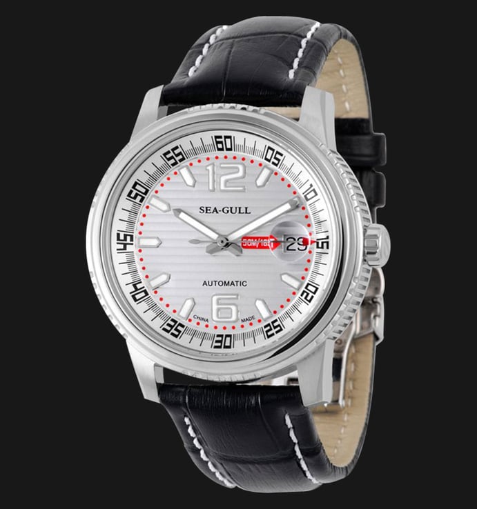 Seagull M306S - Automatic Mechanical Black Leather