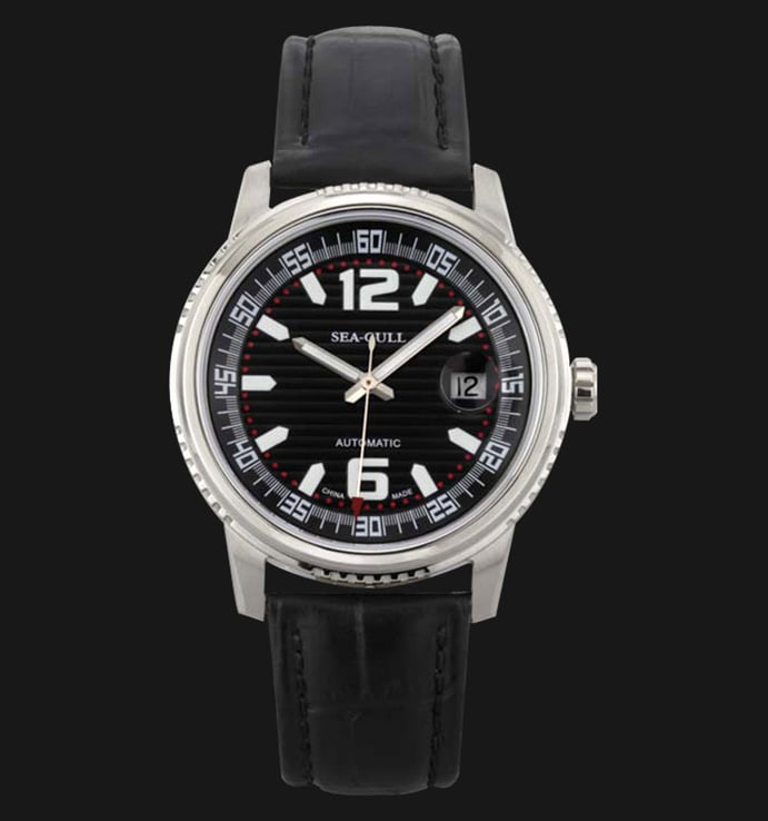 Seagull M306SH - Automatic Mechanical Black Leather