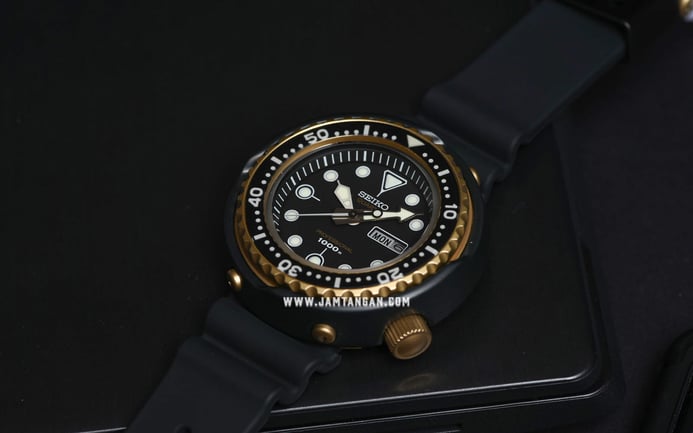 Seiko Prospex S23626J1 Golden Tuna Sea Baselworld 2018 Black Rubber Strap Limited Edition
