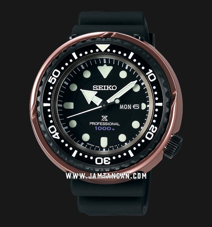 Seiko Prospex S23627J1 Tuna Sea Baselworld 2018 Black Dial Black Rubber Strap Limited Edition