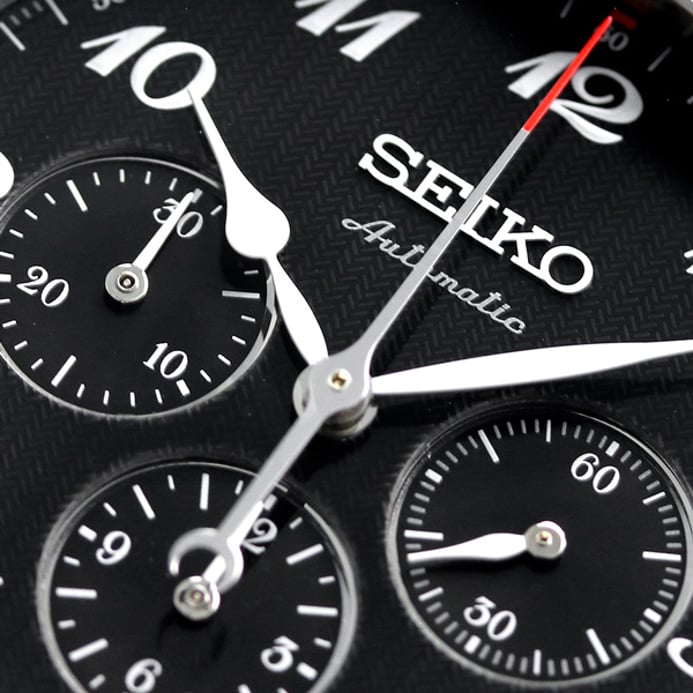 Seiko Presage SARK009 Automatic Chronograph Black Dial Stainless Steel