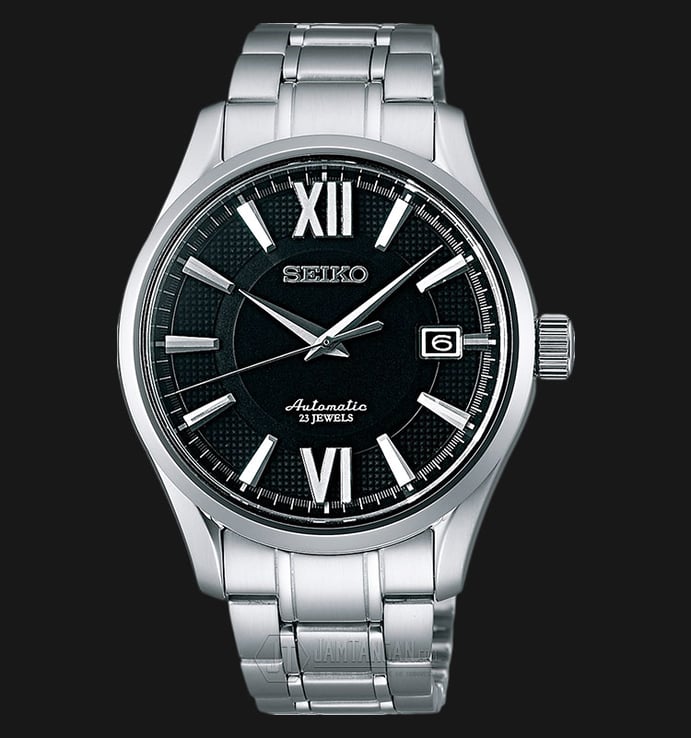 Seiko Presage SARX003J Man Automatic 23 Jewel Black Dial Stainless Steel Bracelet
