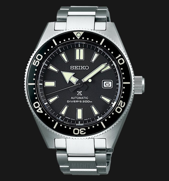Seiko Prospex SBDC051J1 Automatic Divers 200M Men Black Dial Stainless Steel Strap