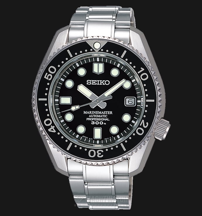Seiko Prospex SBDX017 Marinemaster Automatic Black Dial Stainless Steel with Super-hard Coating