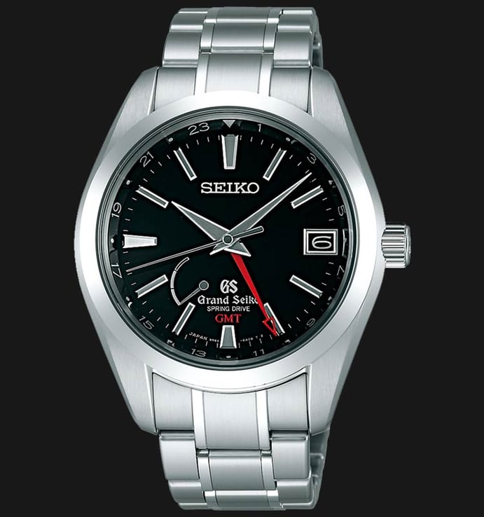Grand Seiko SBGE011 Automatic Spring Drive Black Dial Stainless Steel