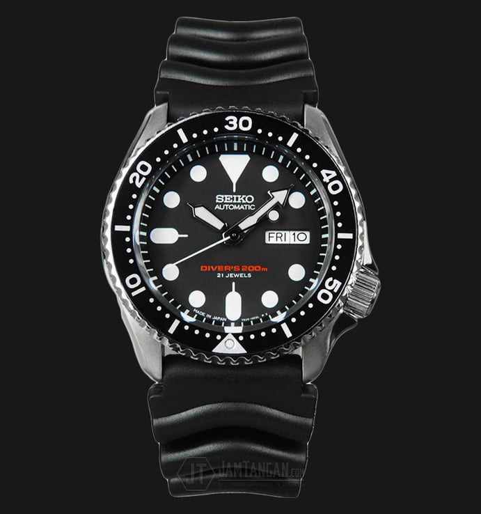 Seiko Diver SKX007J1 Automatic Watch Black Dial Made In Japan