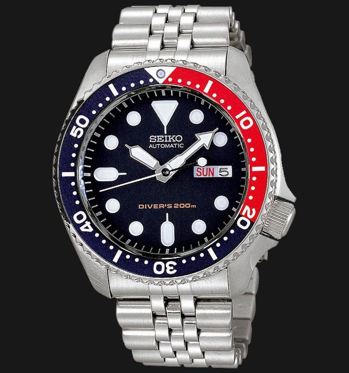 Seiko SKX009K2 Automatic Diver 200M Blue Dial Stainless Steel Strap