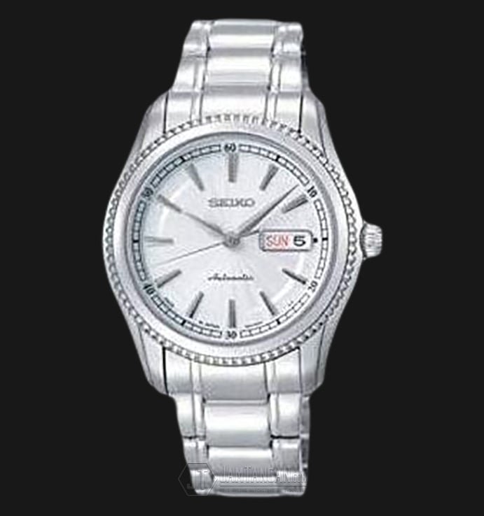 Seiko Automatic SKZ301J1 White Dial Stainless Steel Bracelet