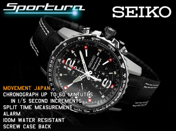Seiko Sportura Chronograph SNAE95P2