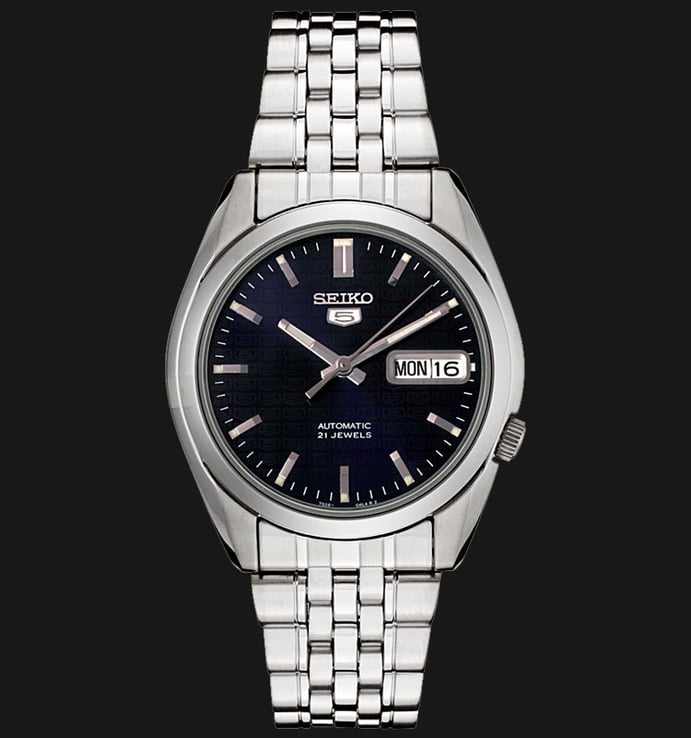 Seiko 5 Sports SNK357K1 Automatic Dark Blue Dial Stainless Steel Strap