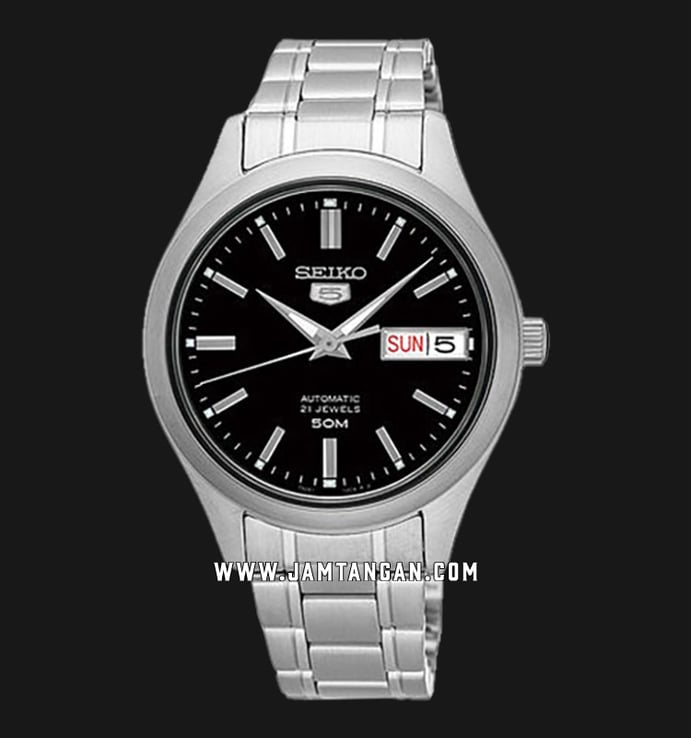 Seiko 5 Sports SNK883K1 Automatic Black Dial Stainless Steel Strap