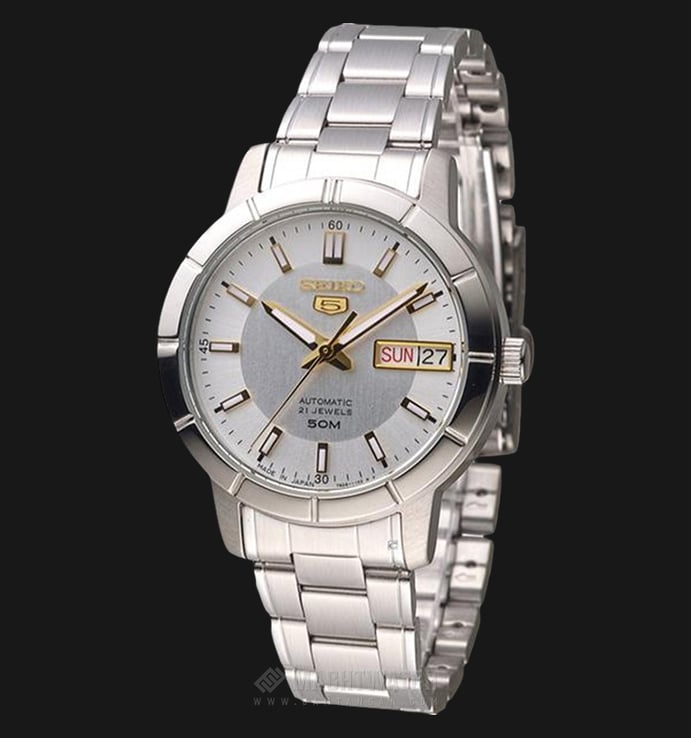 Seiko 5 Automatic SNK897K1 Ladies Silver Dial Stainless Steel