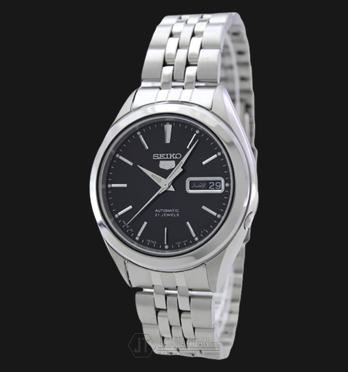 Seiko 5 SNKL23J1 Automatic Black Dial Stainless Steel Made in Japan