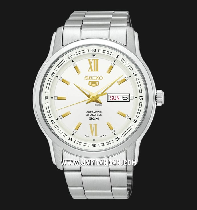 Seiko 5 Automatic SNKP15K1 Man Silver Dial Stainless Steel