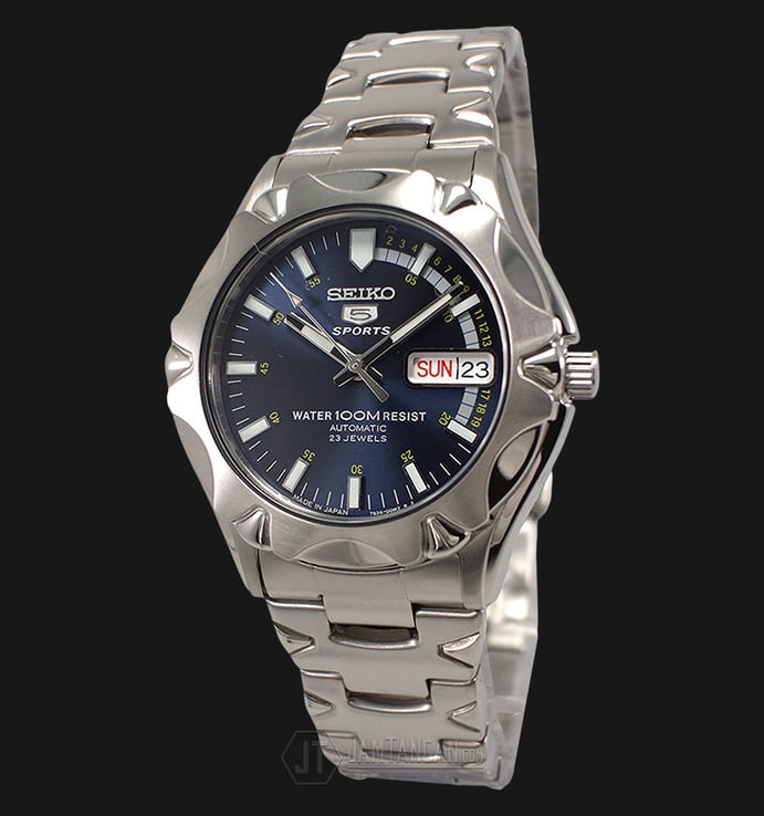 Seiko 5 Sports SNZ447J1 Automatic 23J Blue Dial Stainless Steel 100M