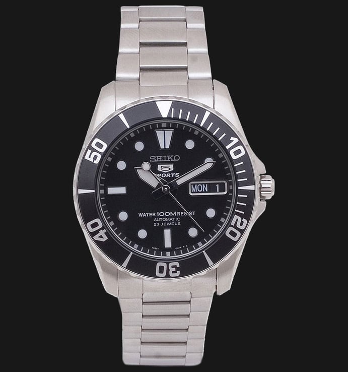 Seiko 5 Sports SNZF29K1 Automatic Black Dial Stainless Steel
