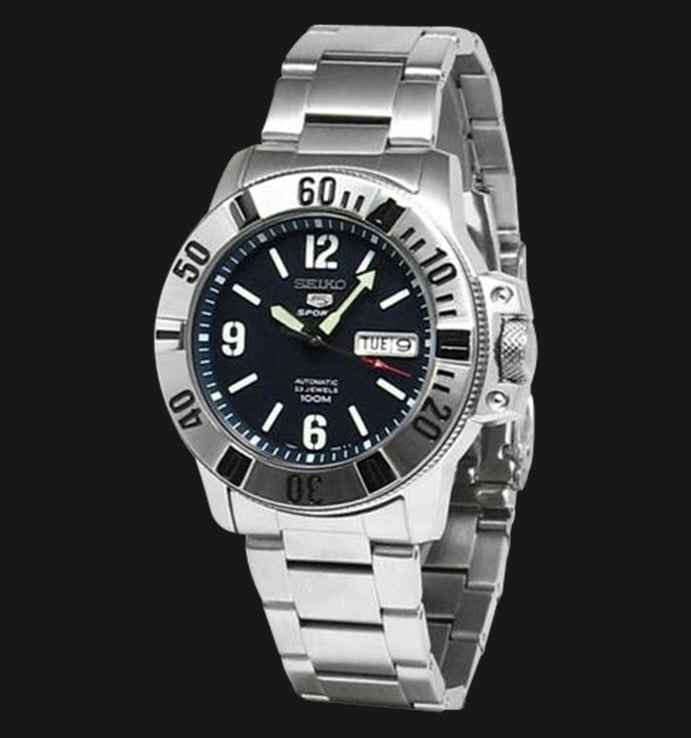 Seiko 5 Sports SNZG79 Automatic Black Dial Stainless Steel