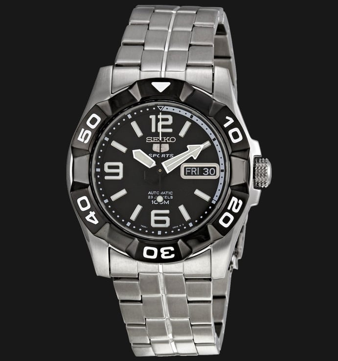 Seiko 5 SNZH99K1 Automatic Black Dial Stainless Steel Strap
