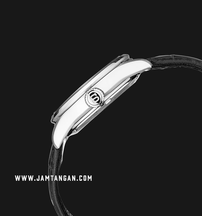 Seiko Presage SPB047J1 Automatic White Dial Black Leather Strap