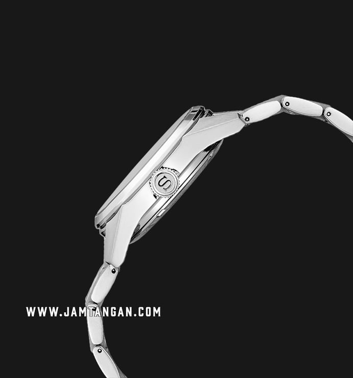 Seiko Presage SPB203J1 Sharp Edged Automatic Black Dial Stainless Steel Strap