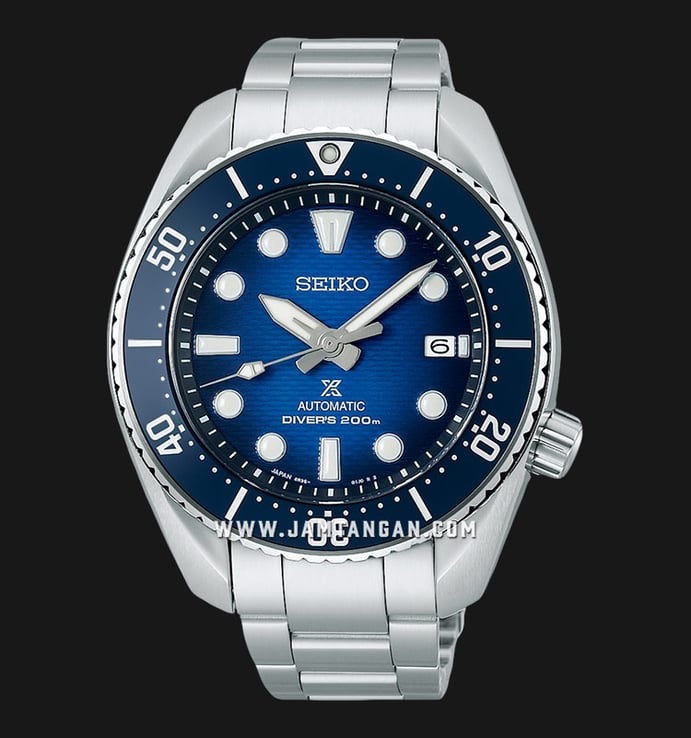 Seiko Prospex SPB321J1 King Sumo Automatic Divers 200M Blue Dial Stainless Steel Strap