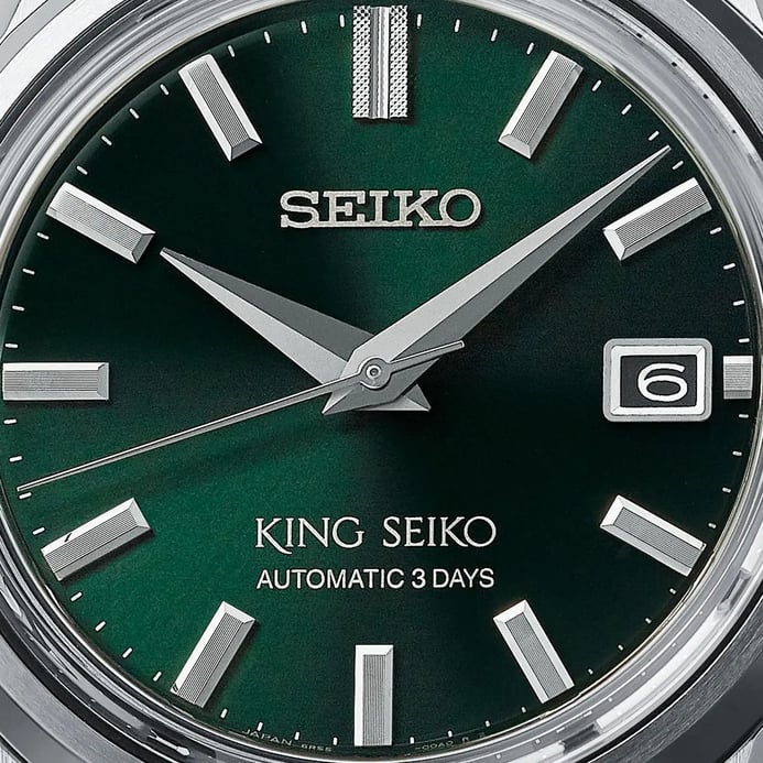 Seiko King Seiko SPB373J1 Jade KSK Green Dial Stainless Steel Strap