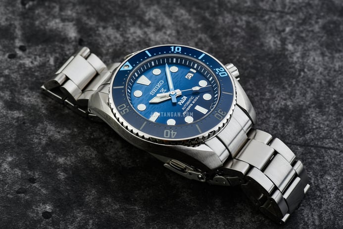 Seiko Prospex SPB375J1 King Sumo PADI Great Blue Dial Stainless Steel Strap Special Edition