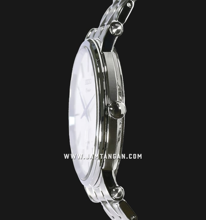 Seiko Premier SRK033P1 Silver Dial Stainless Steel Strap