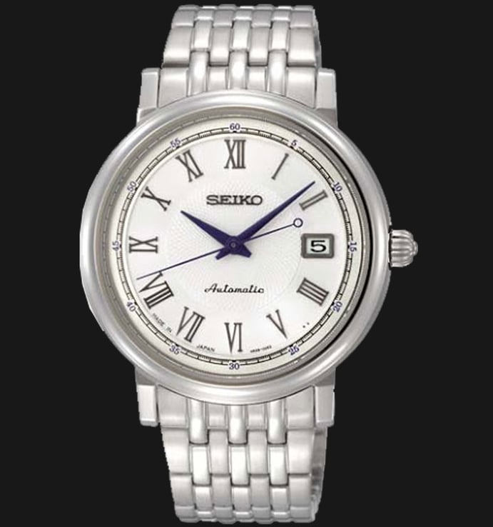 Seiko Automatic SRP119 White Dial Stainless Steel