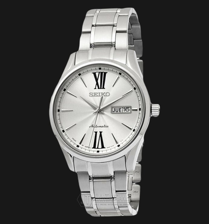 Seiko Presage Automatic SRP323 Silver Dial Stainless Steel Sapphire Crystal