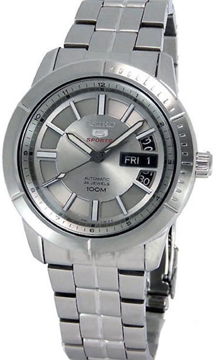 Seiko 5 Sports SRP335K1 Automatic Grey Dial Stainless Steel