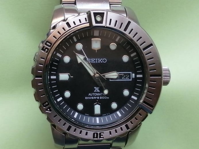 Seiko Prospex SRP585K1 Automatic Divers 200M Black Dial Stainless Steel Strap