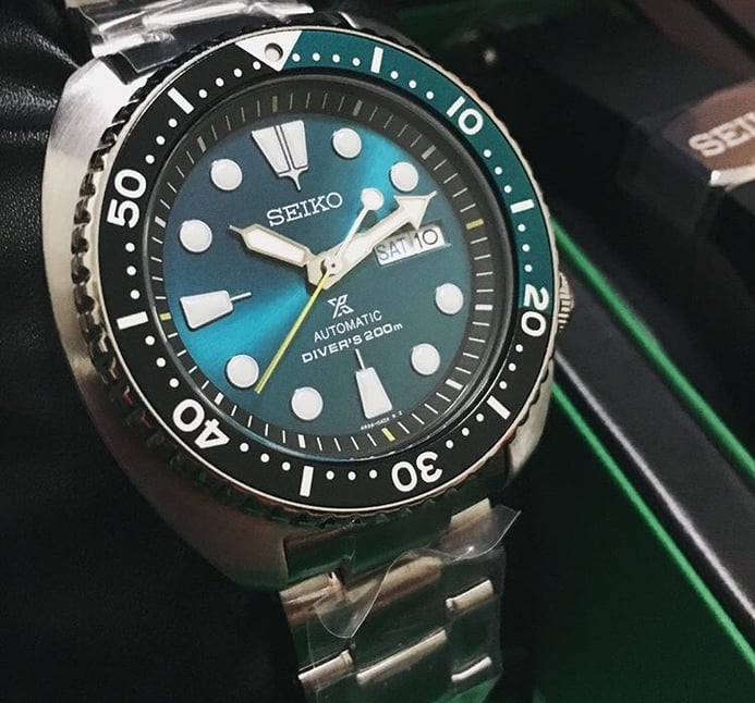 Seiko Prospex SRPB01K1 Green Turtle Automatic Divers 200M Limited Edition