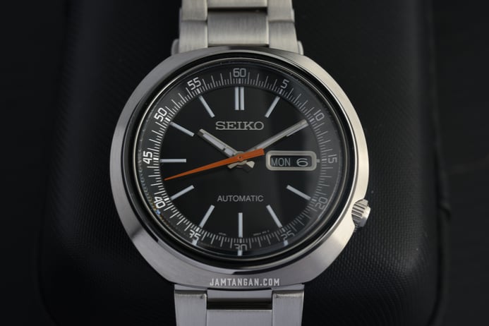 Seiko Automatic SRPC11K1 Discover More Recraft Men Black Dial Stainless Steel Strap