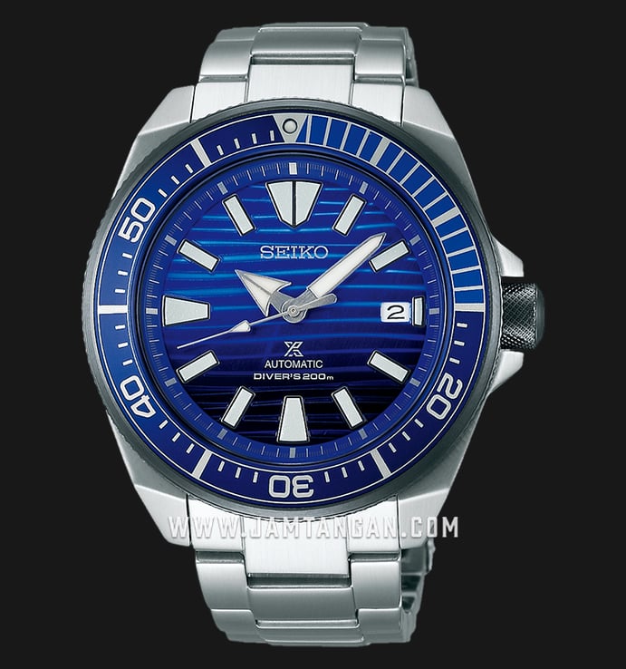 Seiko Prospex SRPC93K1 Samurai Save The Ocean Automatic Divers 200M St. Steel Strap SPECIAL EDITION