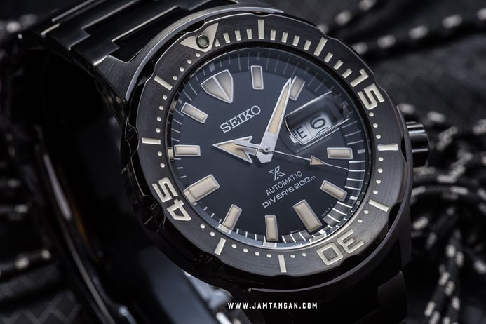 Seiko Prospex SRPD29K1 Monster Automatic 200M Black Stainless Steel Strap